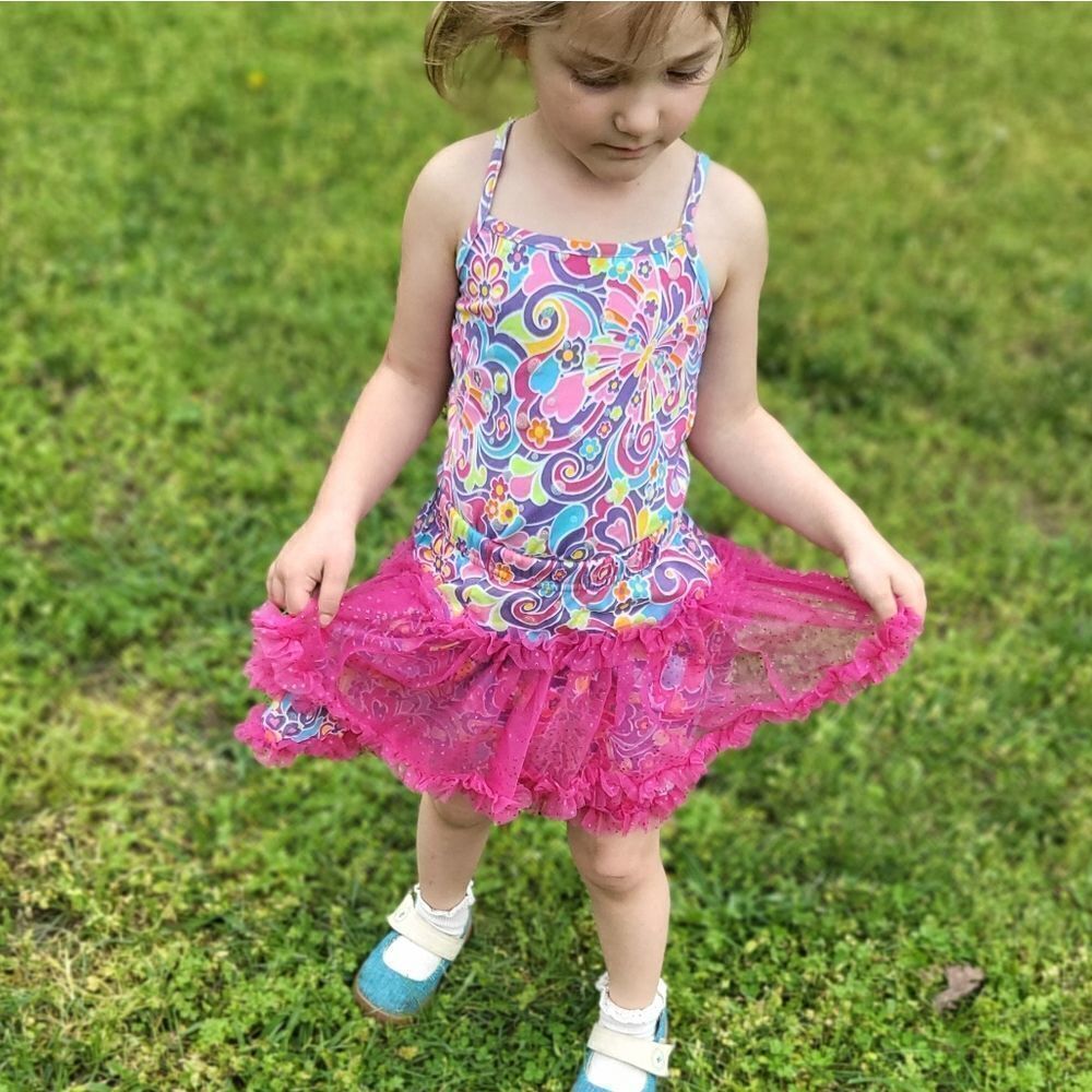NWT Gigi Toddler, Pink Tank & Tutu Set